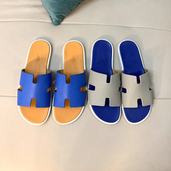 Hermes Leather Slippers